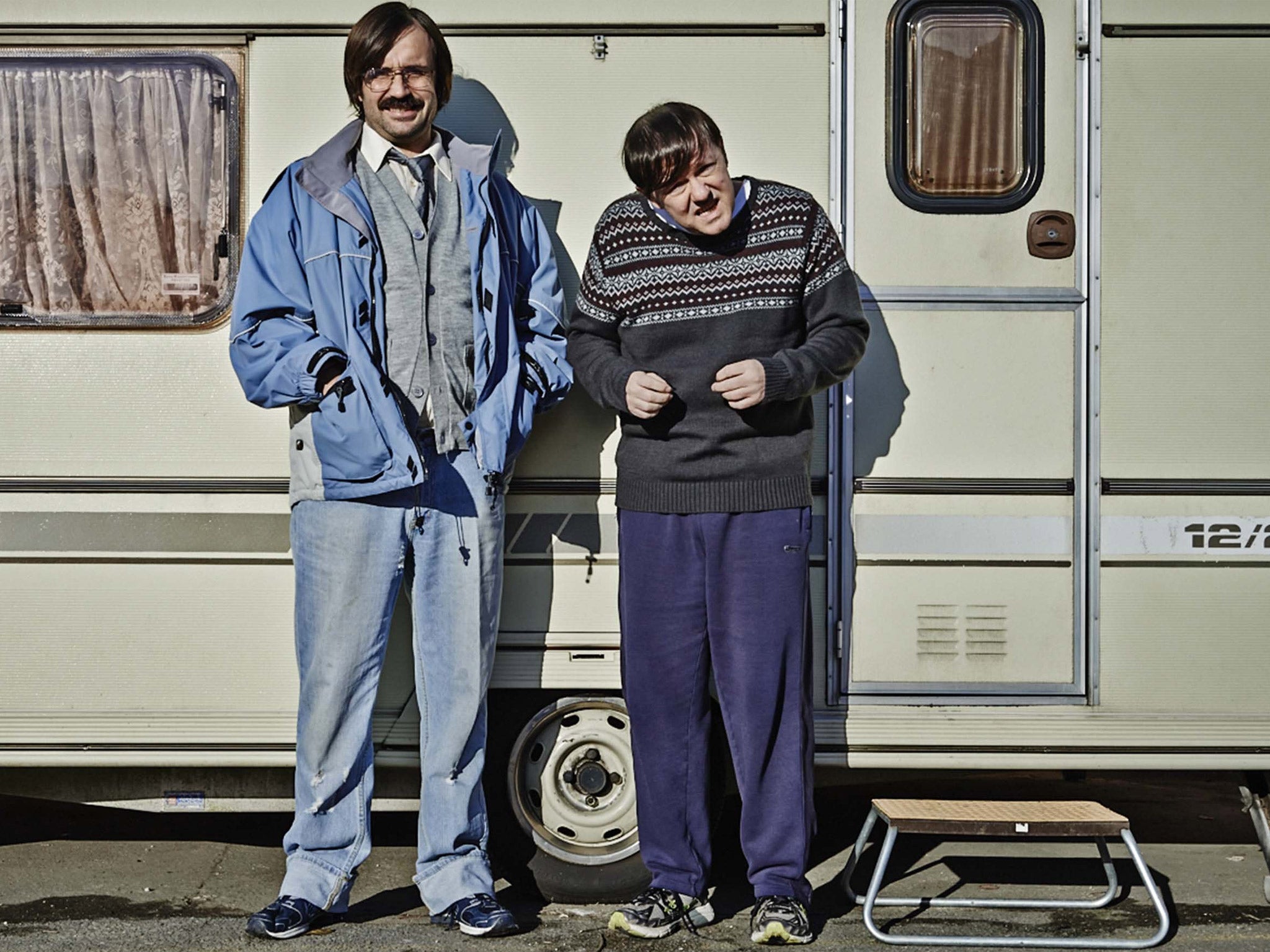 The odd couple: Ricky Gervais with David Earl in 'Derek'