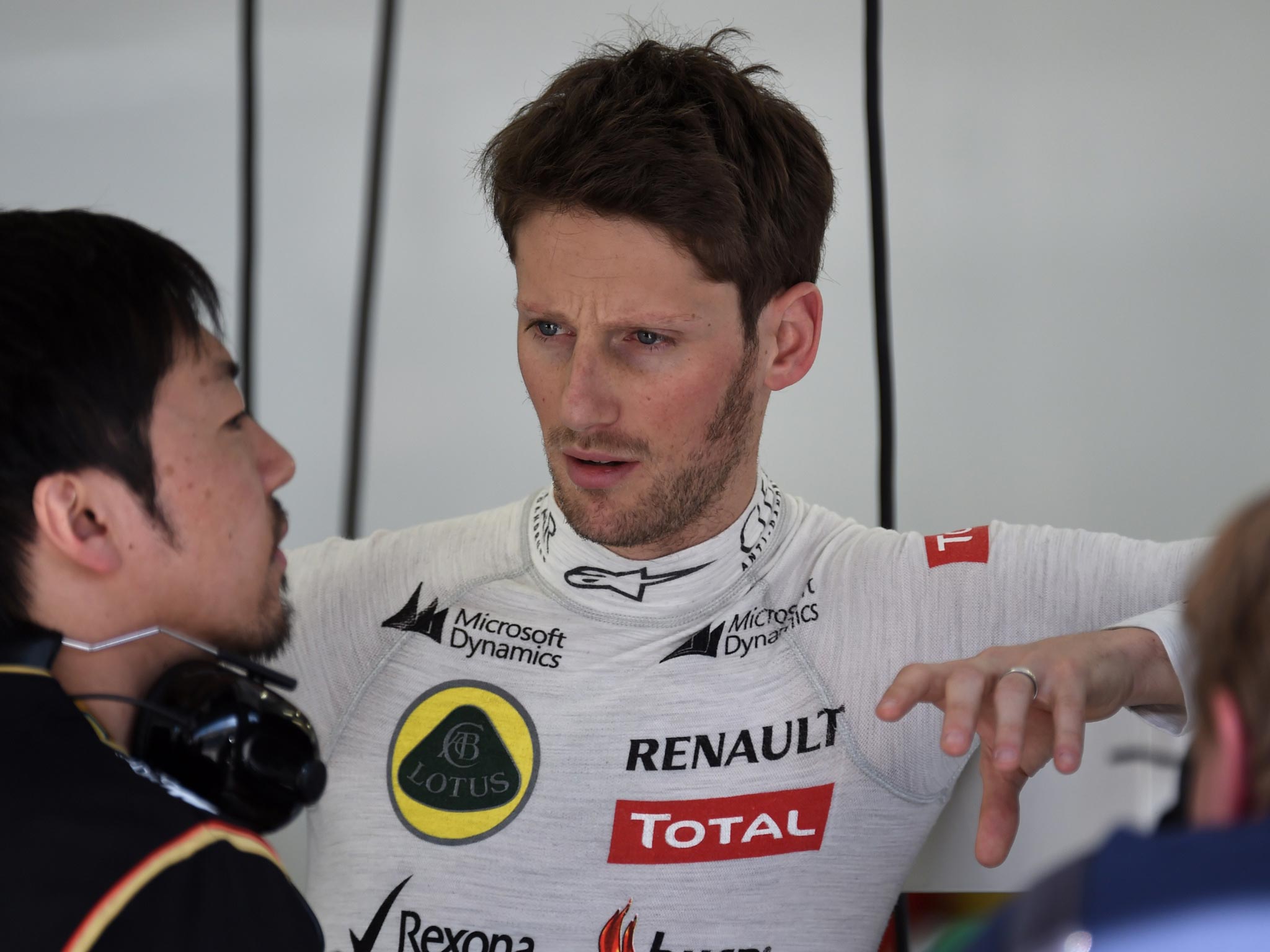 Romain Grosjean has revealed that he has been paid the money owed to him from the back-end of last season by team Lotus