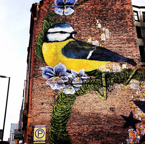 Street art in Manchester's northern quarter (Naomi Munns)