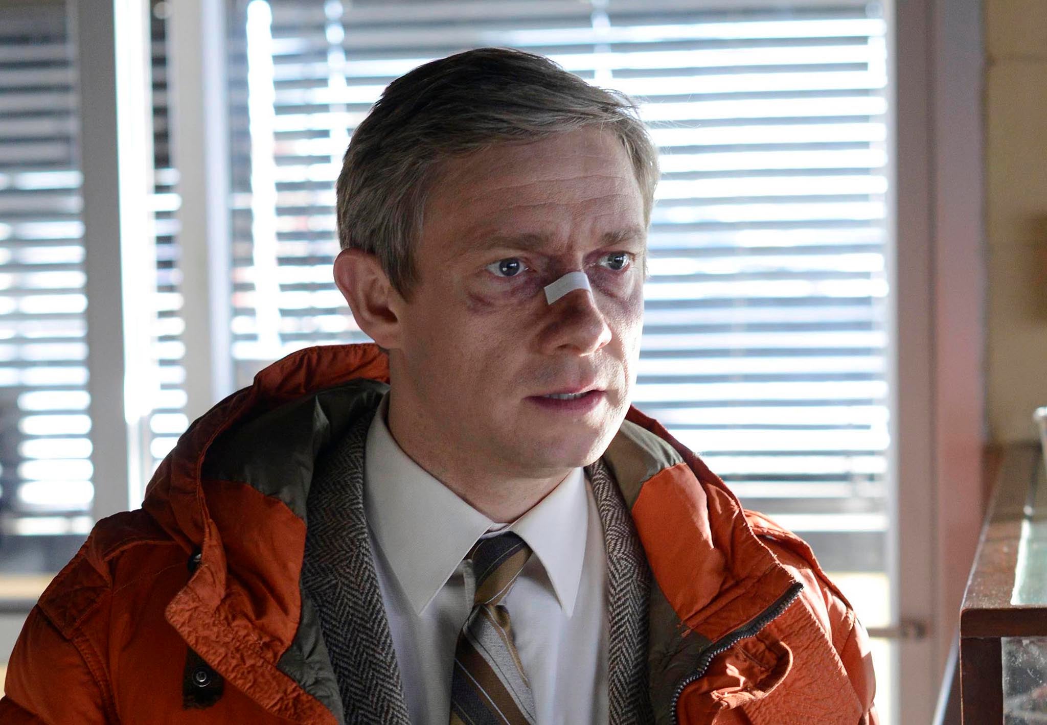 Martin Freeman as Lester Nygaard in the TV adaptation of 'Fargo'