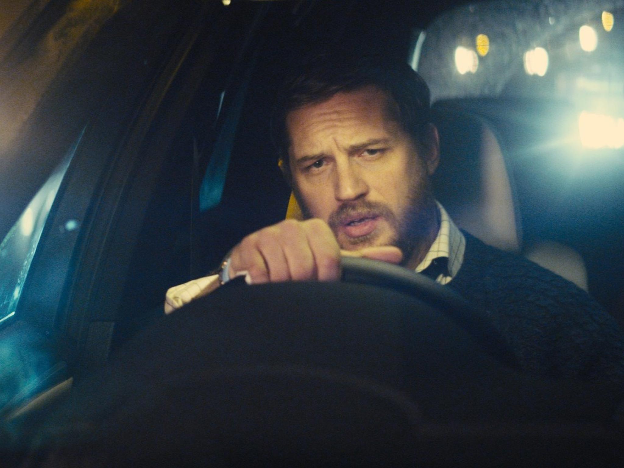 Road warrior: Tom Hardy fights to keep his cool in ‘Locke’