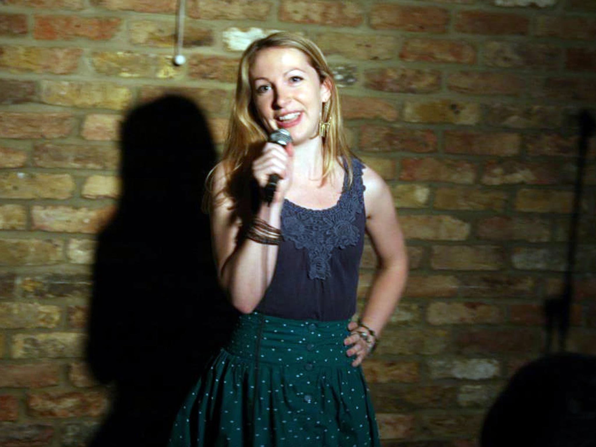 Who laughs lass: Jenny Collier on stage