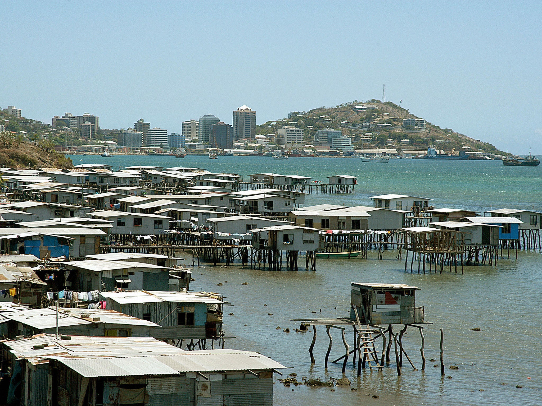 Port Moresby, the down-at-heel capital of Papua New Guinea.
