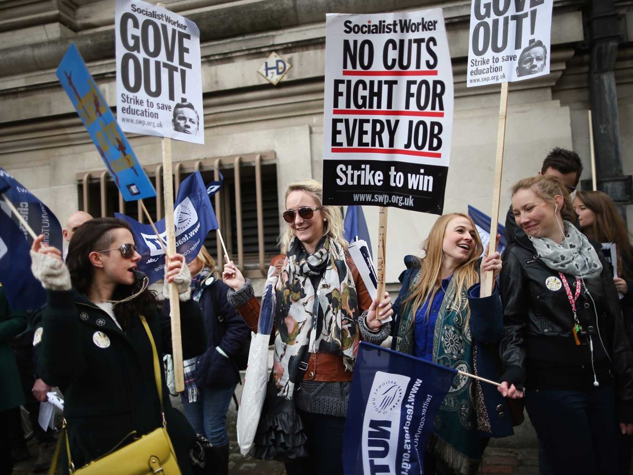 No to Gove: 26 March rally during teachers’ one-day walkout in England and Wales