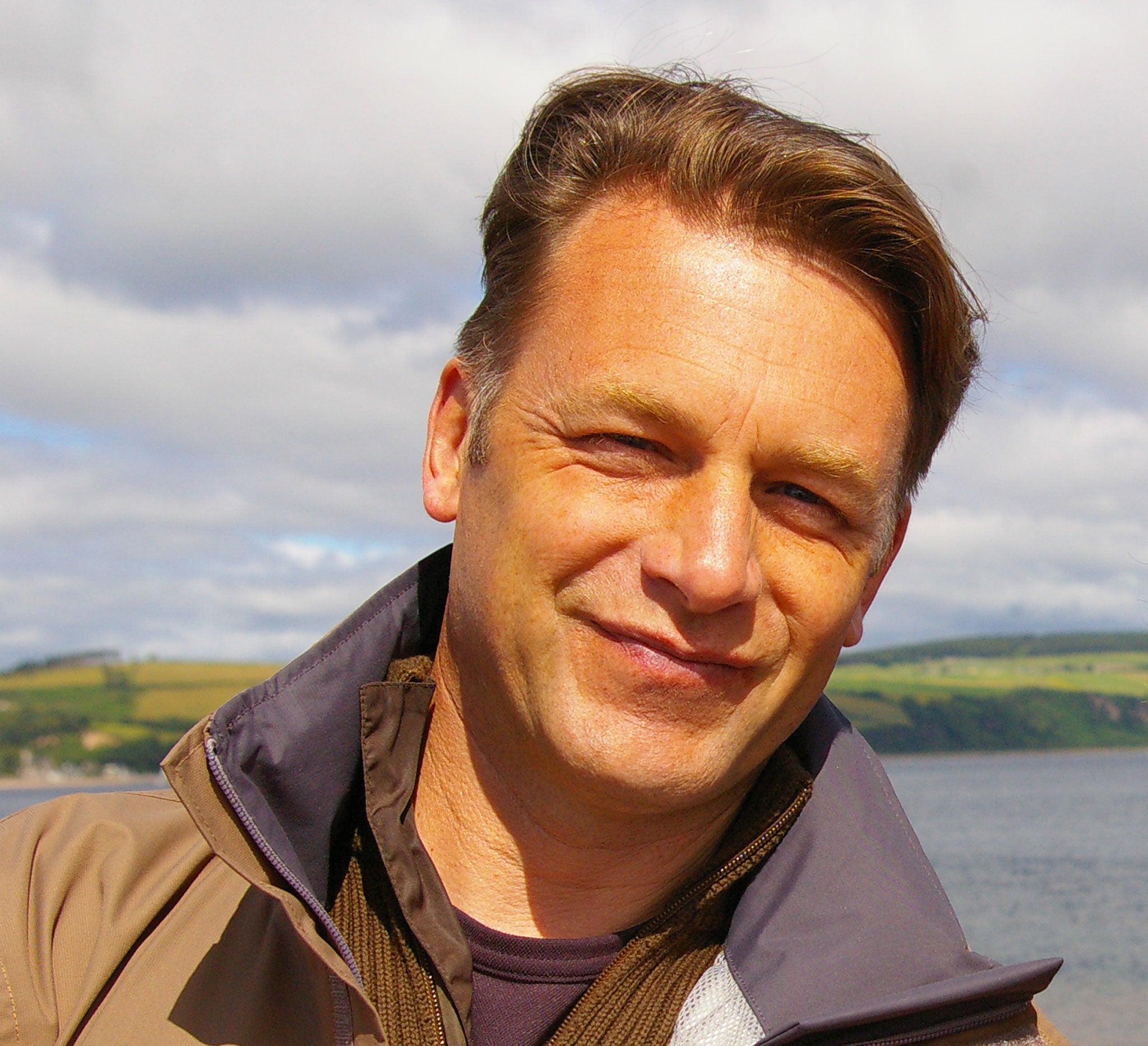 Chris Packham was on the island filming for his series about the slaughter of migrant birds