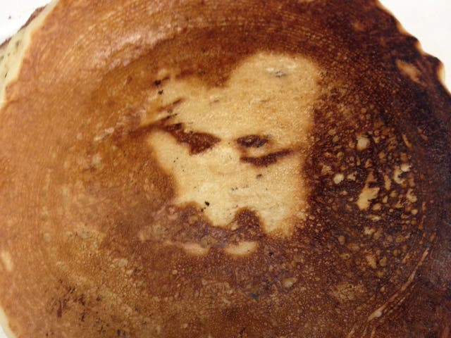 The Lord's image was spotted on a pancake made in California's Cowgirl Café 