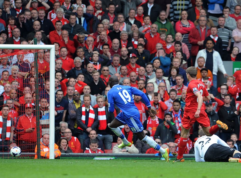 demba ba returns to anfield the former