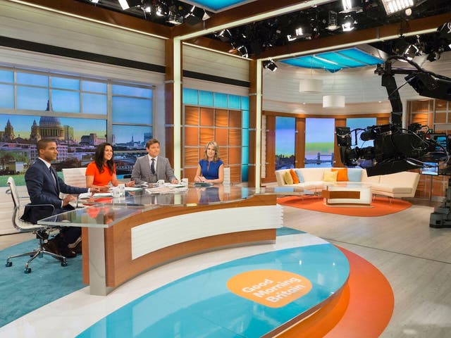 A picture of the new Good Morning Britain studio