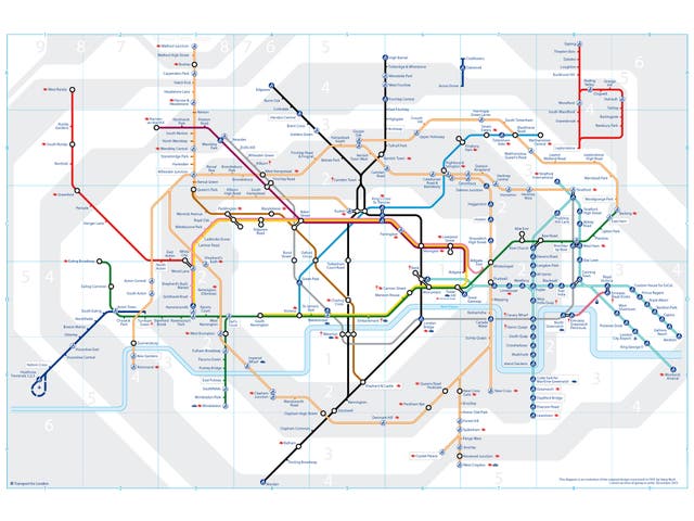This is how the tube map will look during the strike