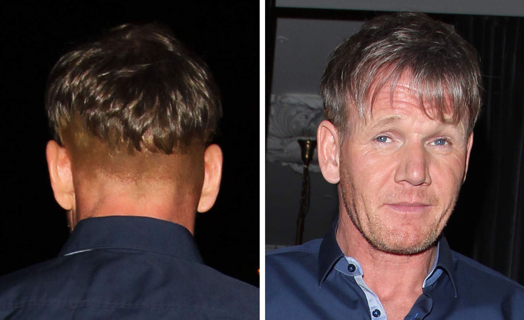 Gordon Ramsay's hair nightmare: How the star chef's questionable new 'do  obscured Victoria Beckham's entire 40th birthday party | The Independent |  The Independent