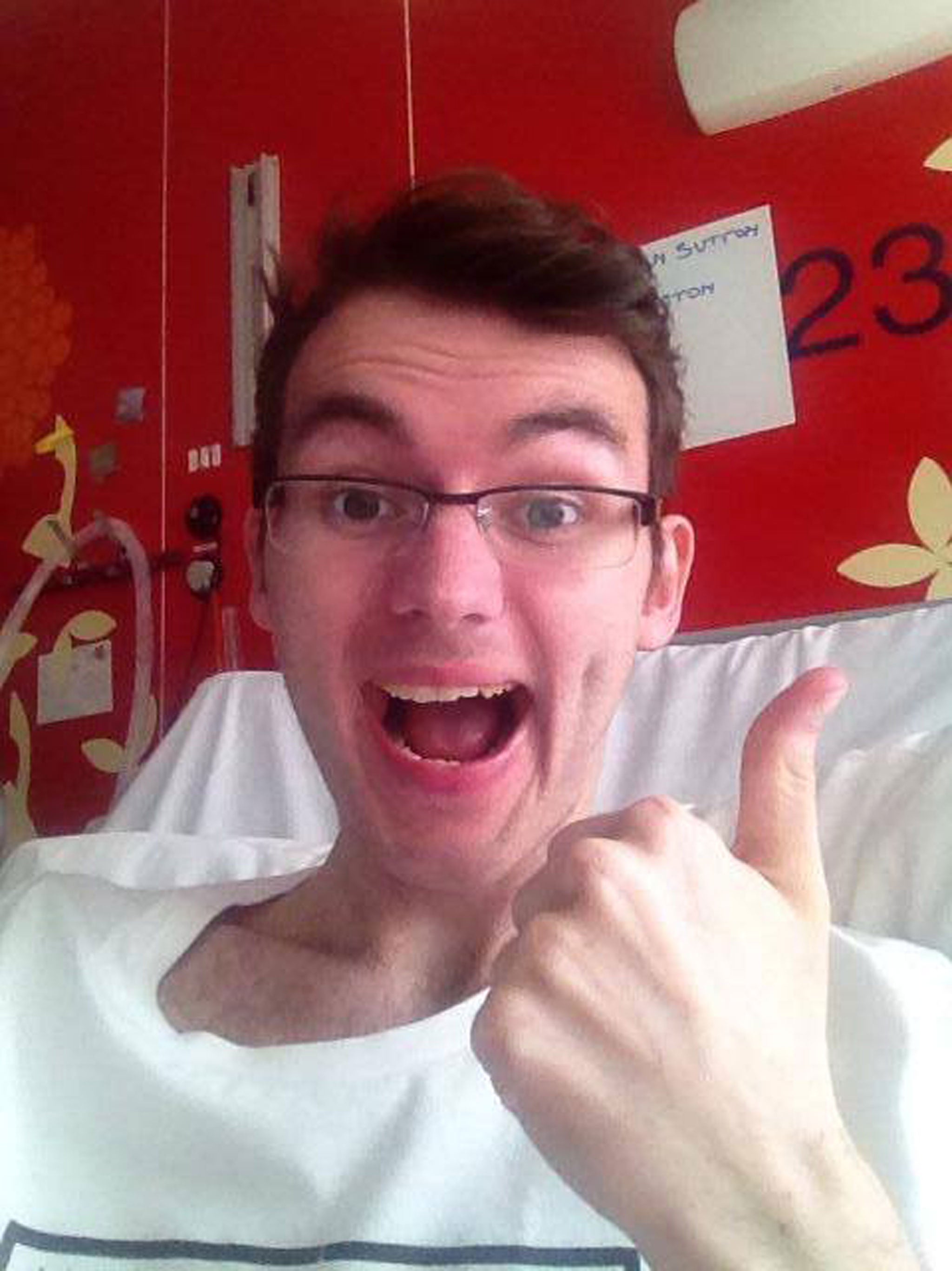 Stephen Sutton, who has raised over £3 million for charity