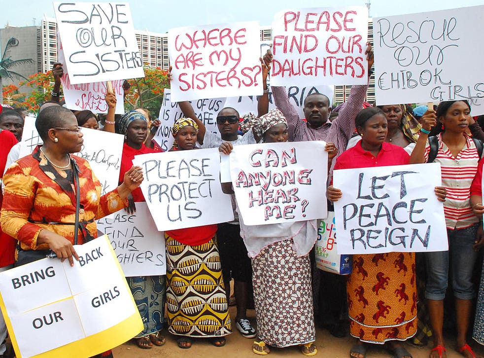 A march by women and mothers of the kidnapped girls of Chibok in Abuja