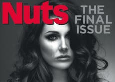  Lucy Pinder pictured crying on last Nuts cover
