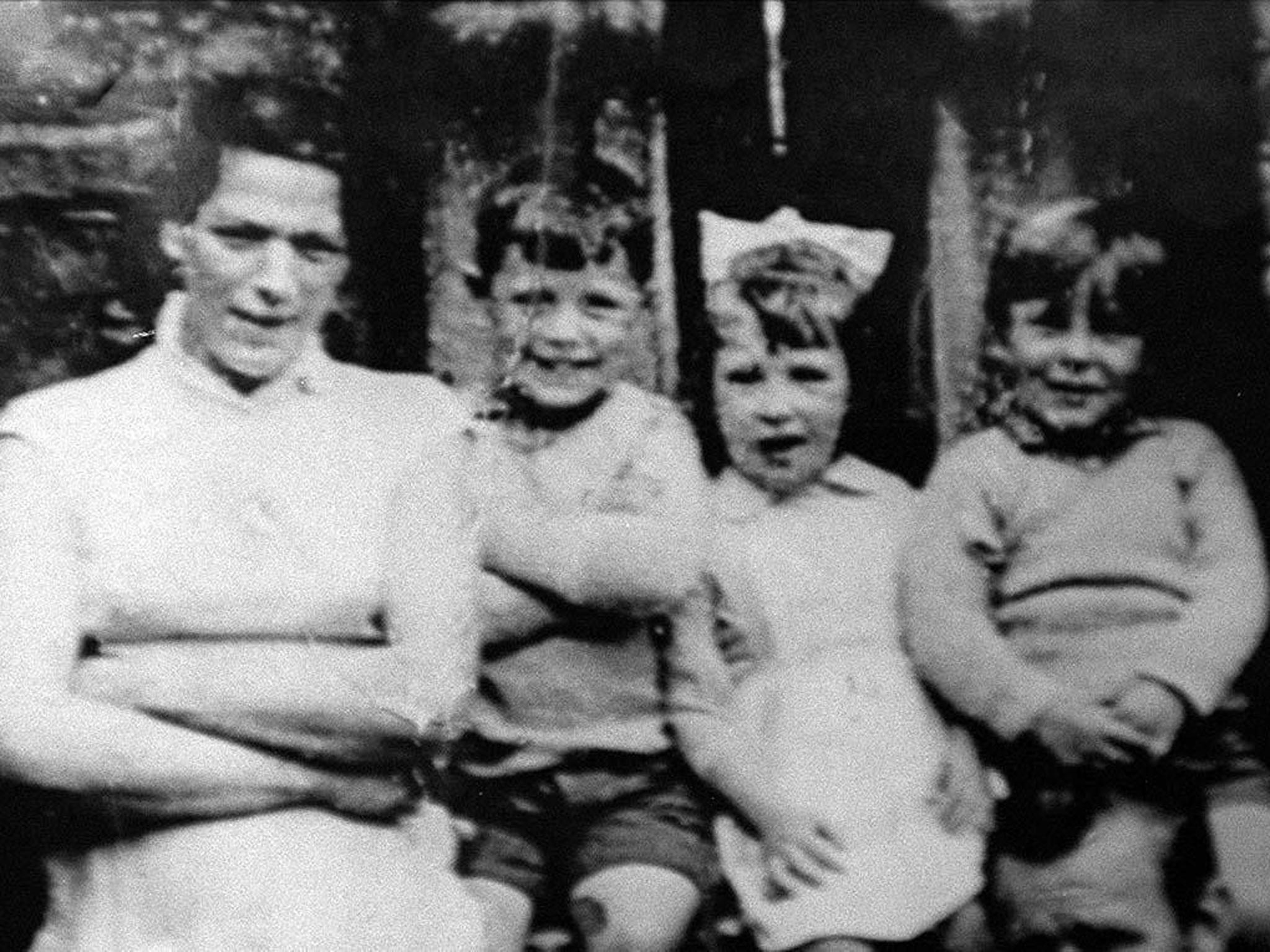 Jean McConville, pictured with three of her 10 children.