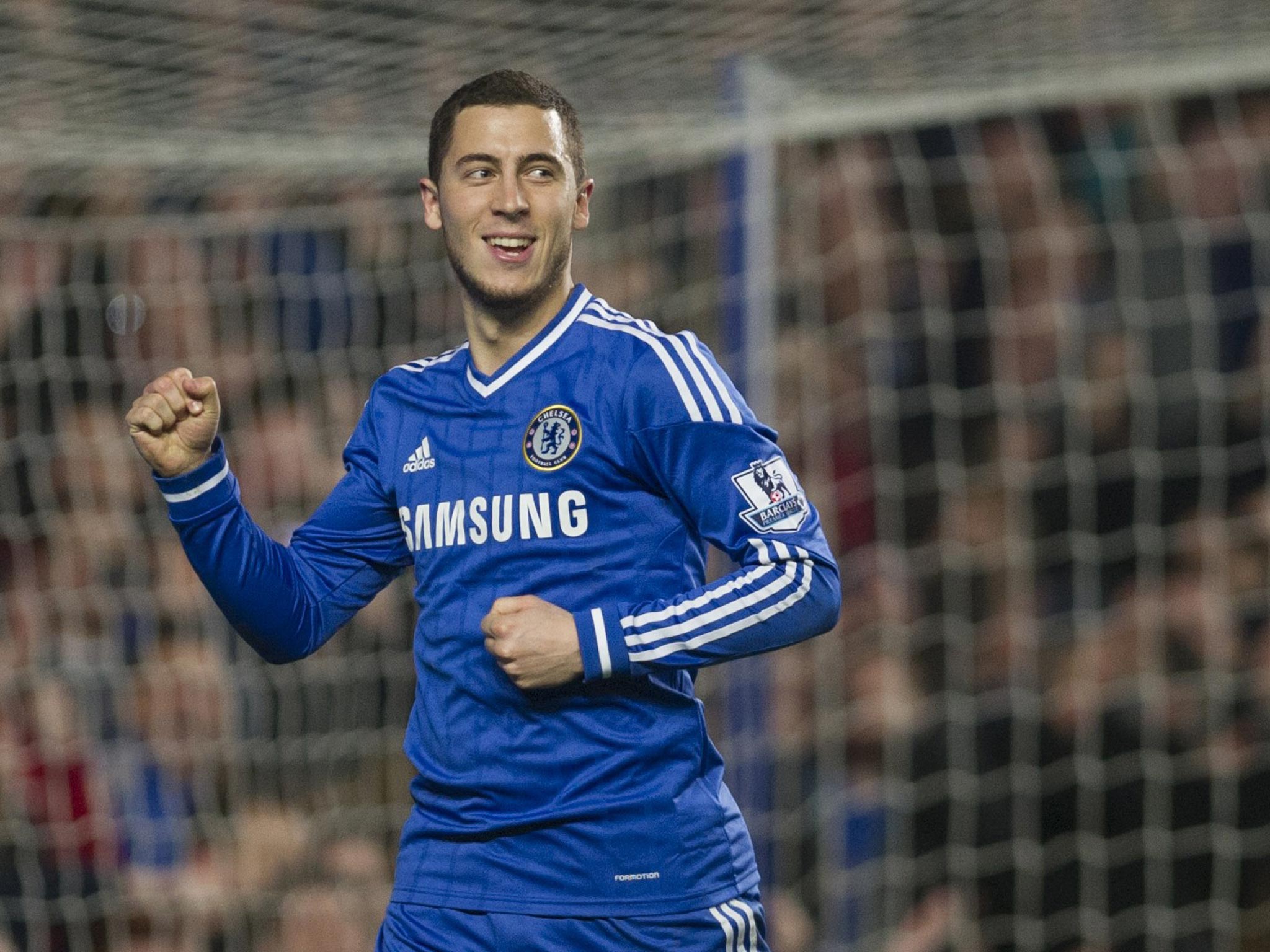 Eden Hazard, no doubt seeing the example made of Mata, knuckled down and started tracking back