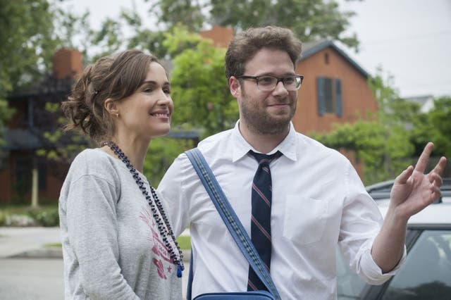 Growing pains: Rose Byrne and Seth Rogen star as husband and wife