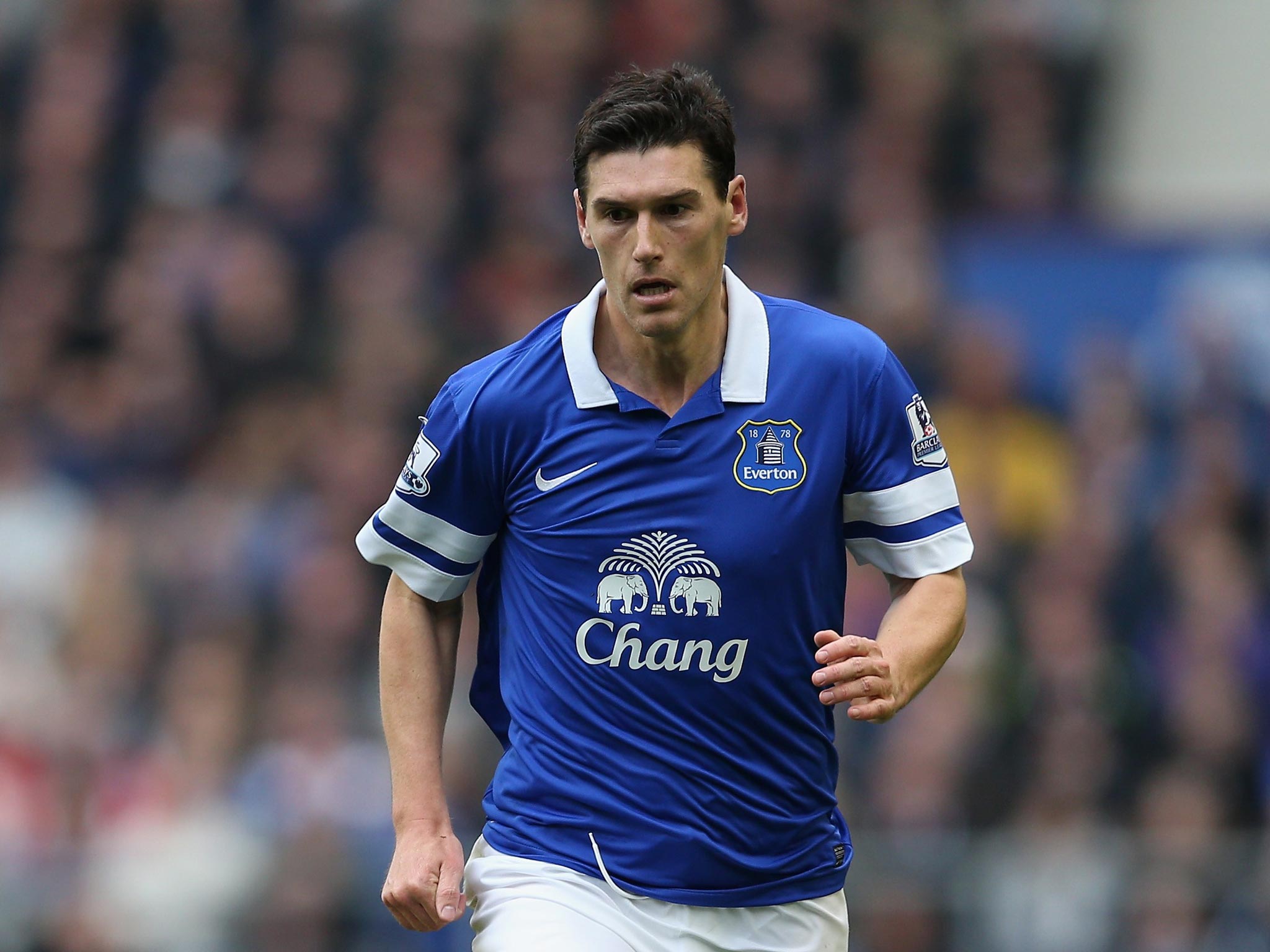On-loan Gareth Barry is not allowed to line up against City