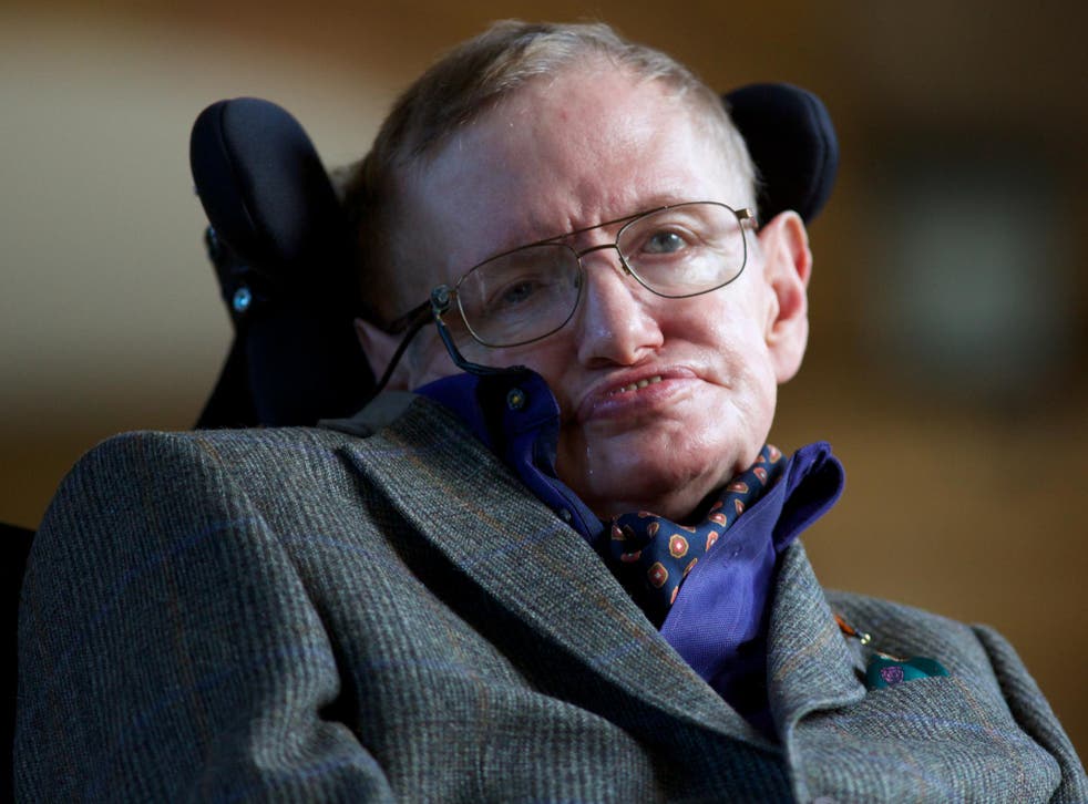 British theoretical physicist Stephen Hawking