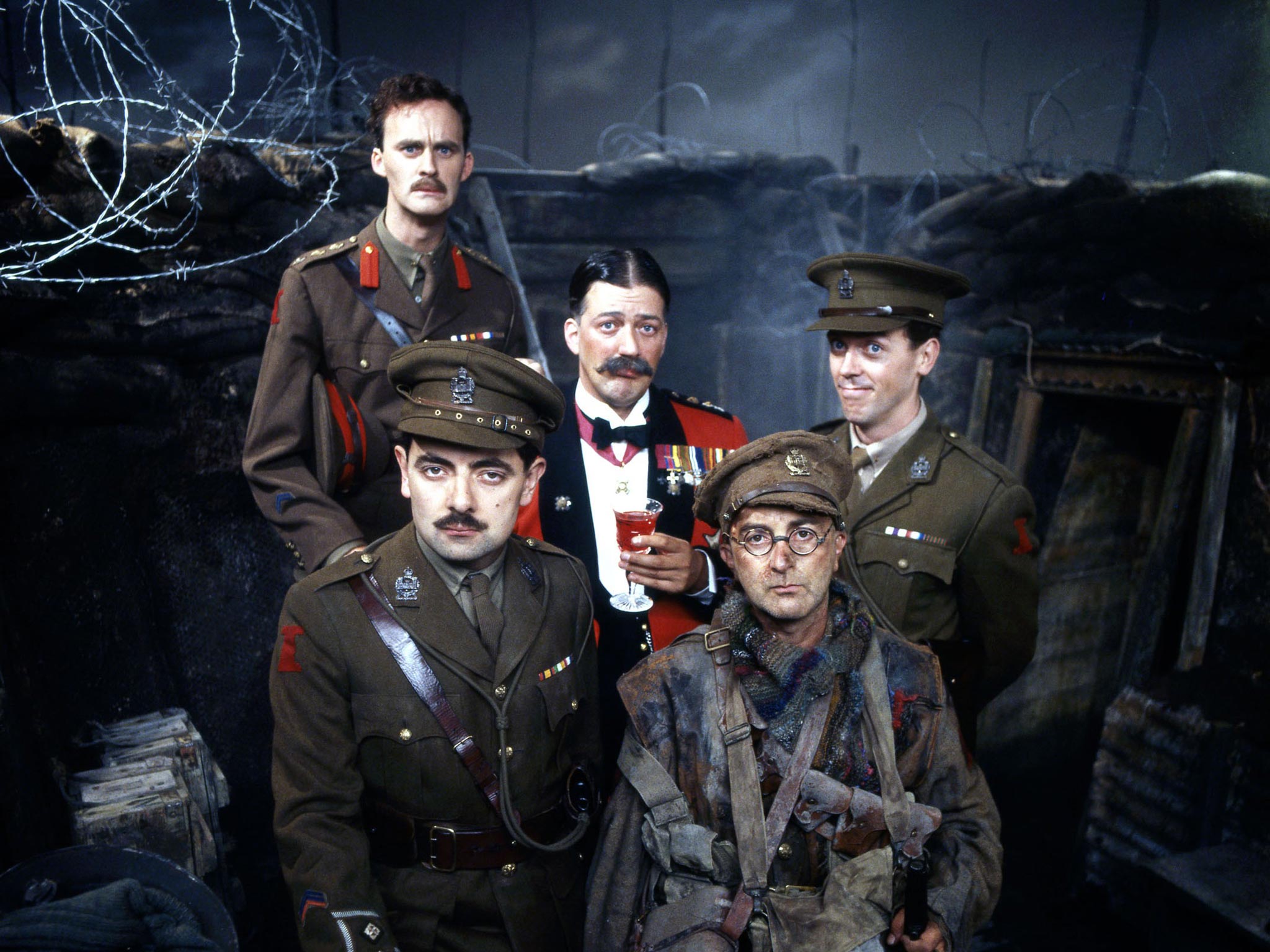 The cast of 'Blackadder Goes Forth'