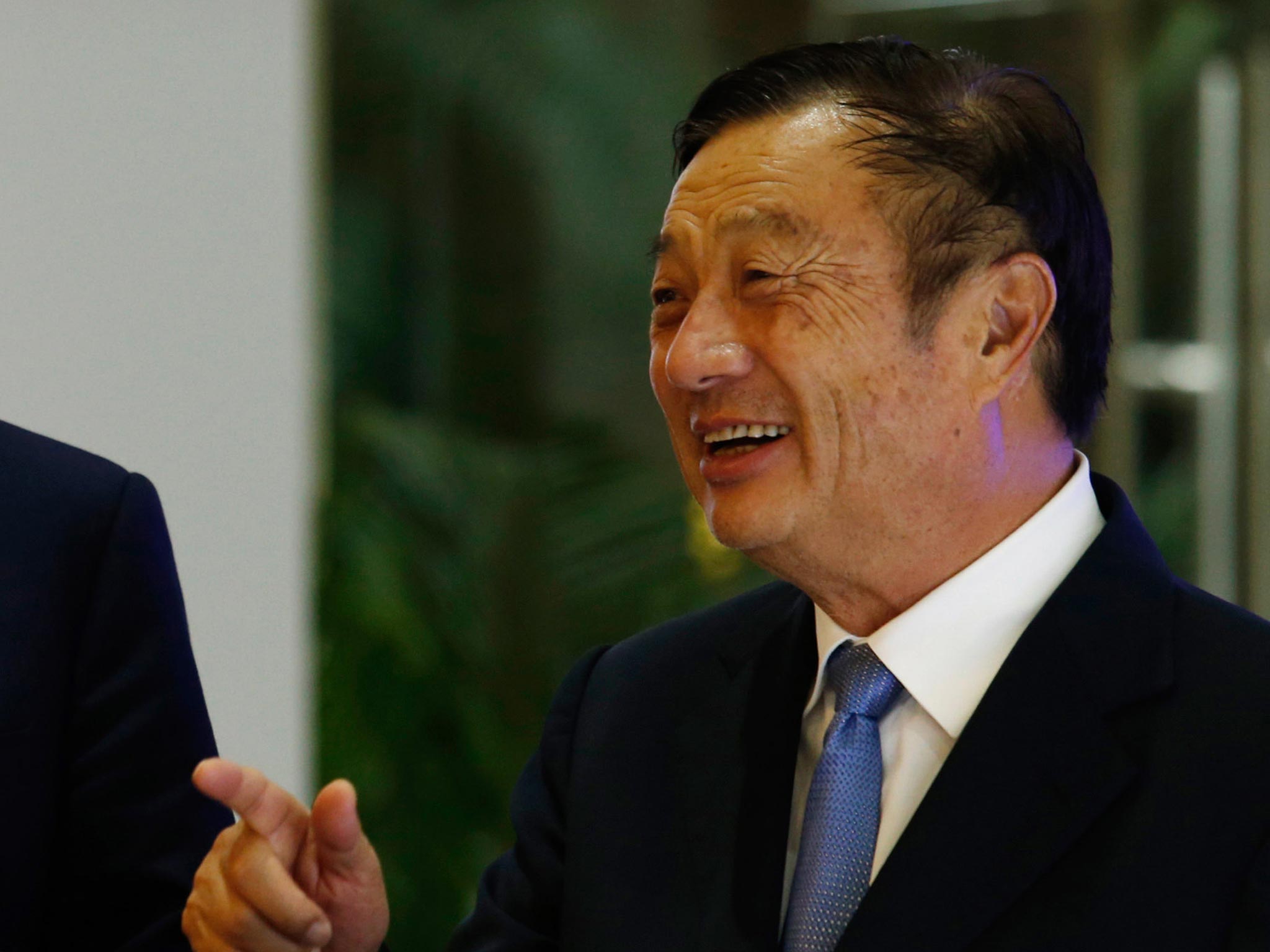 Ren Zhengfei says that being staff-owned has helped Huawei overtake Nokia and Alcatel-Lucent