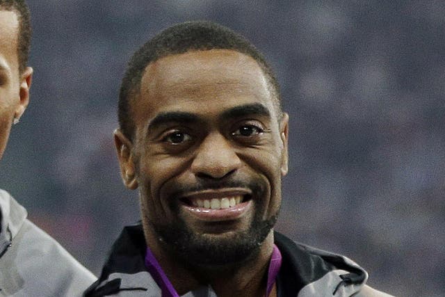 Tyson Gay accepted a one-year period of ineligibility which began on 23 June 2013