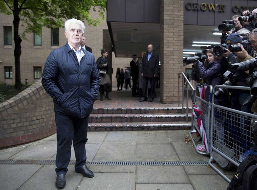 Max Clifford outside court