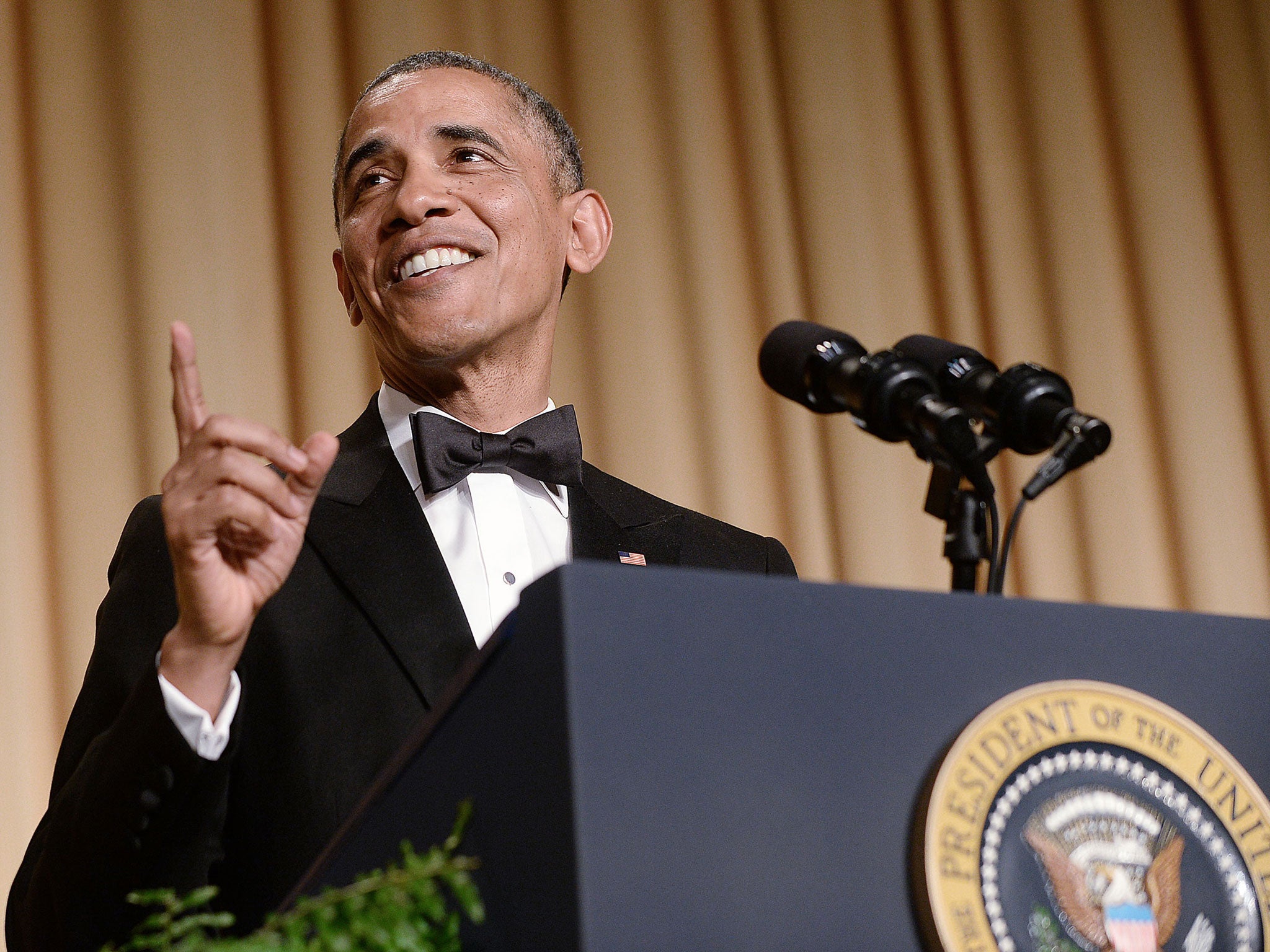 President Obama at the 2014 White House Correspondents Association dinner