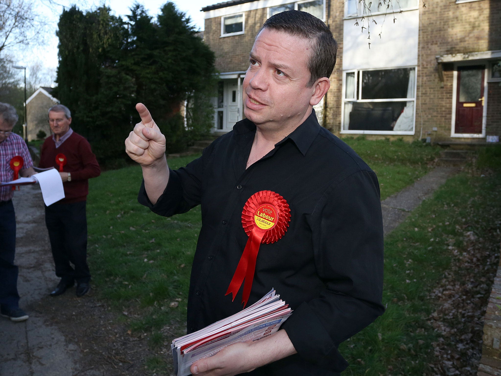 Labour’s Chris Oxlade must contend with Ukip as well as the Tories in 2015