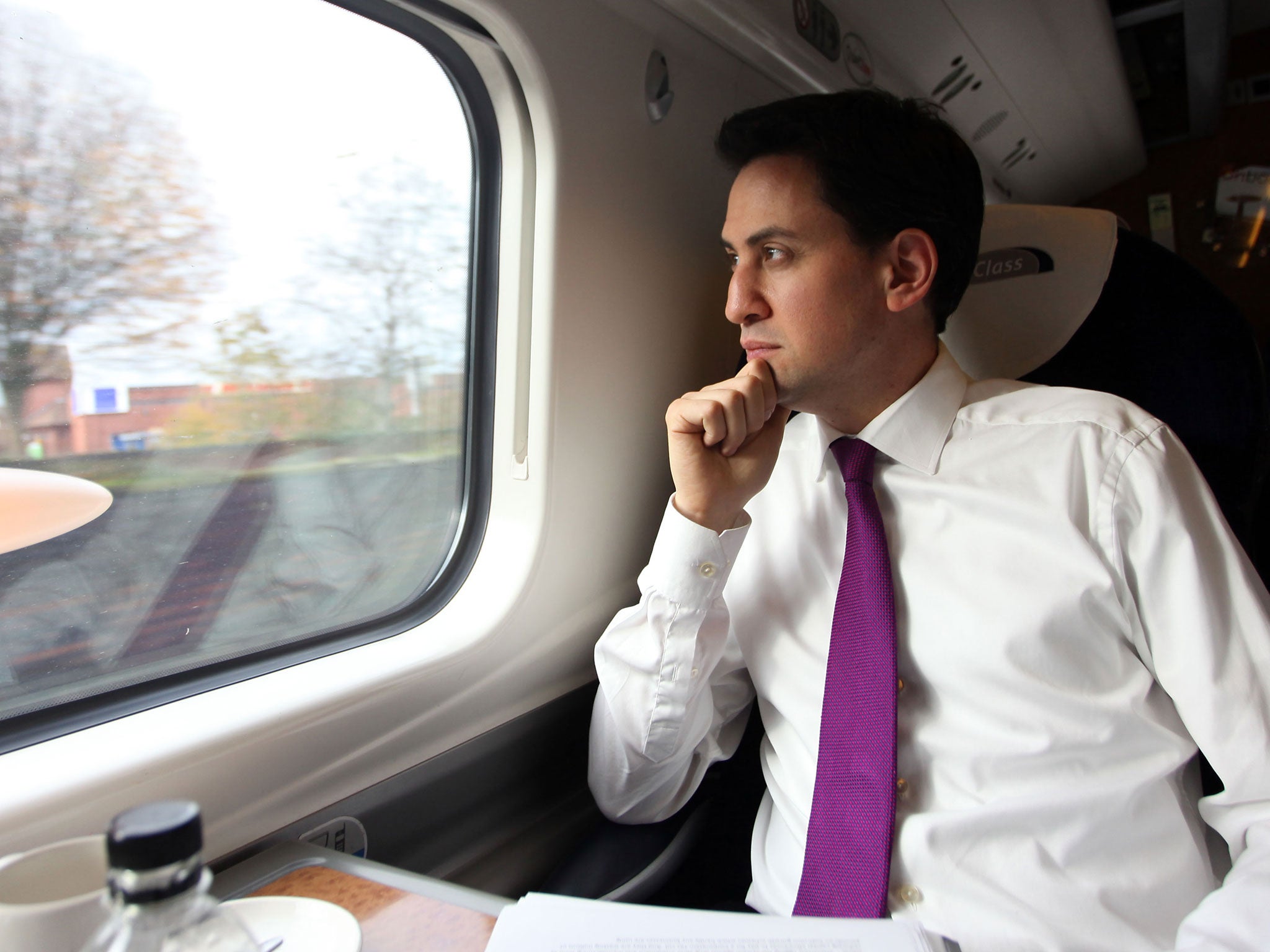 Although ruling out a ‘big bang’ renationalisation, Ed Miliband said parts of the network could return to public ownership