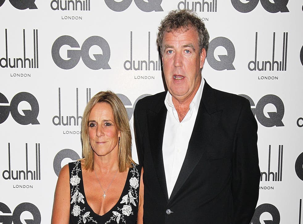 Jeremy Clarkson with his second wife, Alex Hall, in 2011.