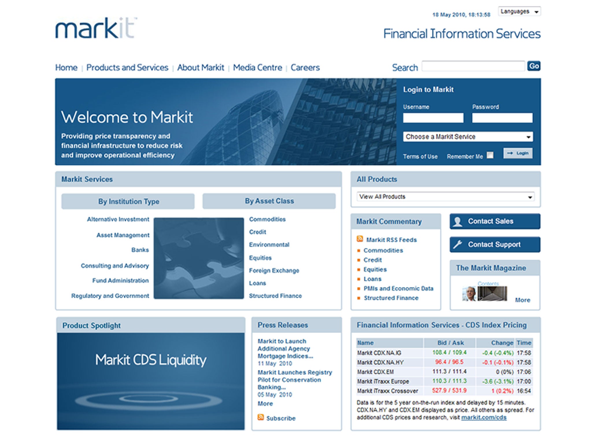 Markit competes with Thomson Reuters and Bloomberg in the provision of trading data and information and its major shareholders