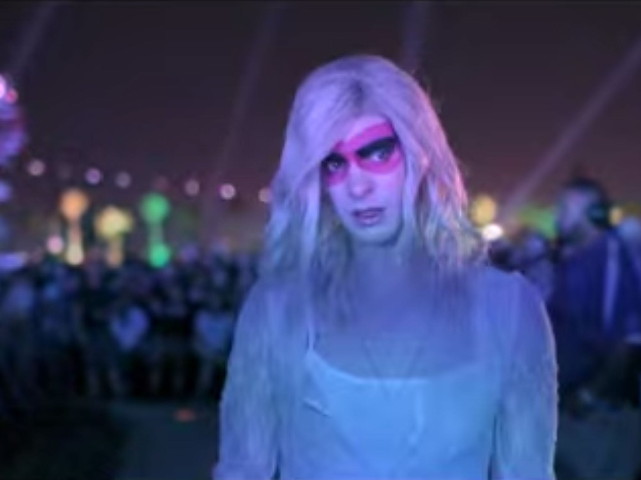 Andrew Garfield appears in drag in Arcade Fire's 'We Exist' music video