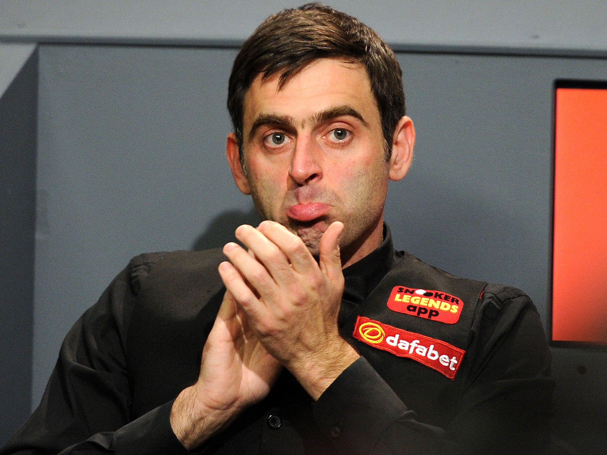 At least Ronnie O’Sullivan said he was still ‘very content’ despite losing to Mark Selby