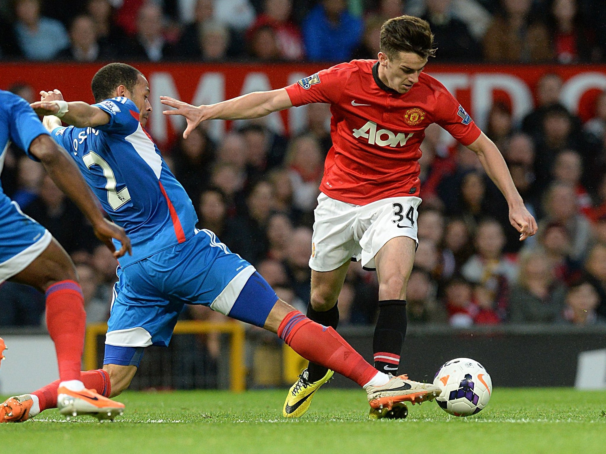 Tom Lawrence wasn't shy in taking on defenders