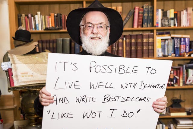 Terry Pratchett supported the Dementia Friends campaign
