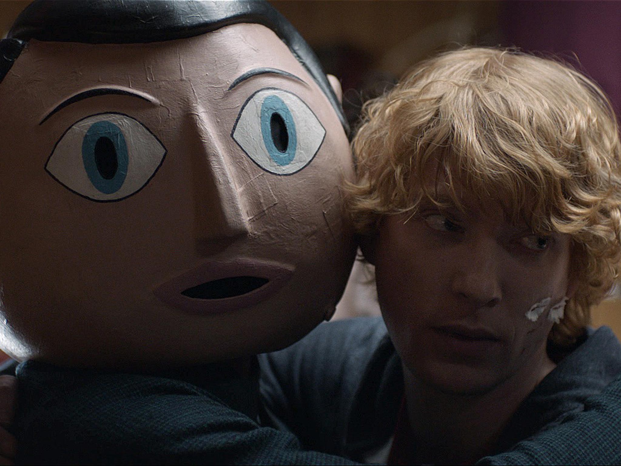 Michael Fassbender and Domhnall Gleeson in ‘Frank’
