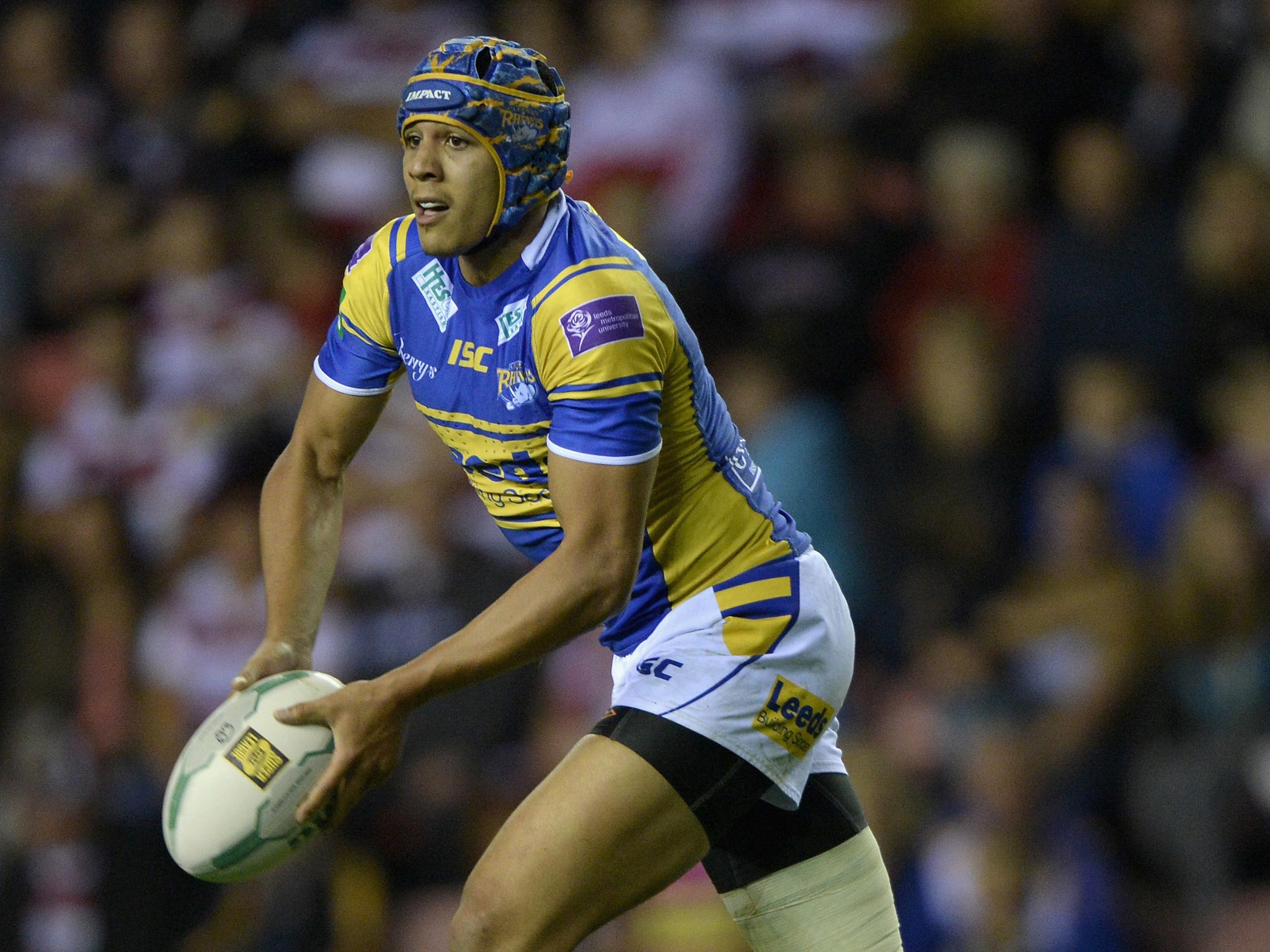 Leeds star Ben Jones-Bishop scored two tries in the win against Castleford to keep his side top