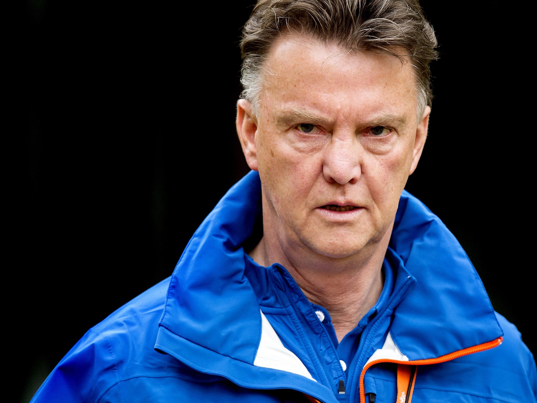 Van Gaal remains as serious as ever though, with his eye focused on his squad as they show their credentials ahead of his squad announcement
