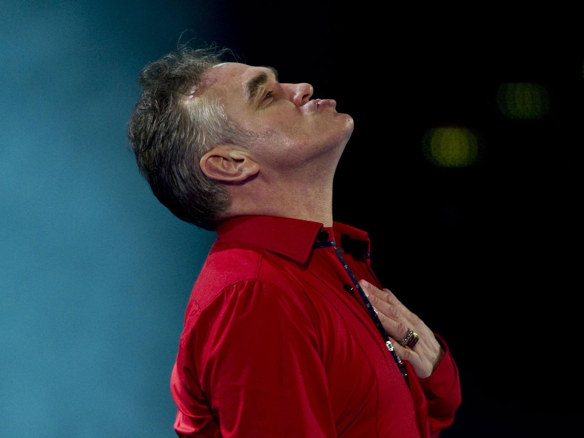 Morrissey refuses to perform in venues that do not go meat-free while he is on stage