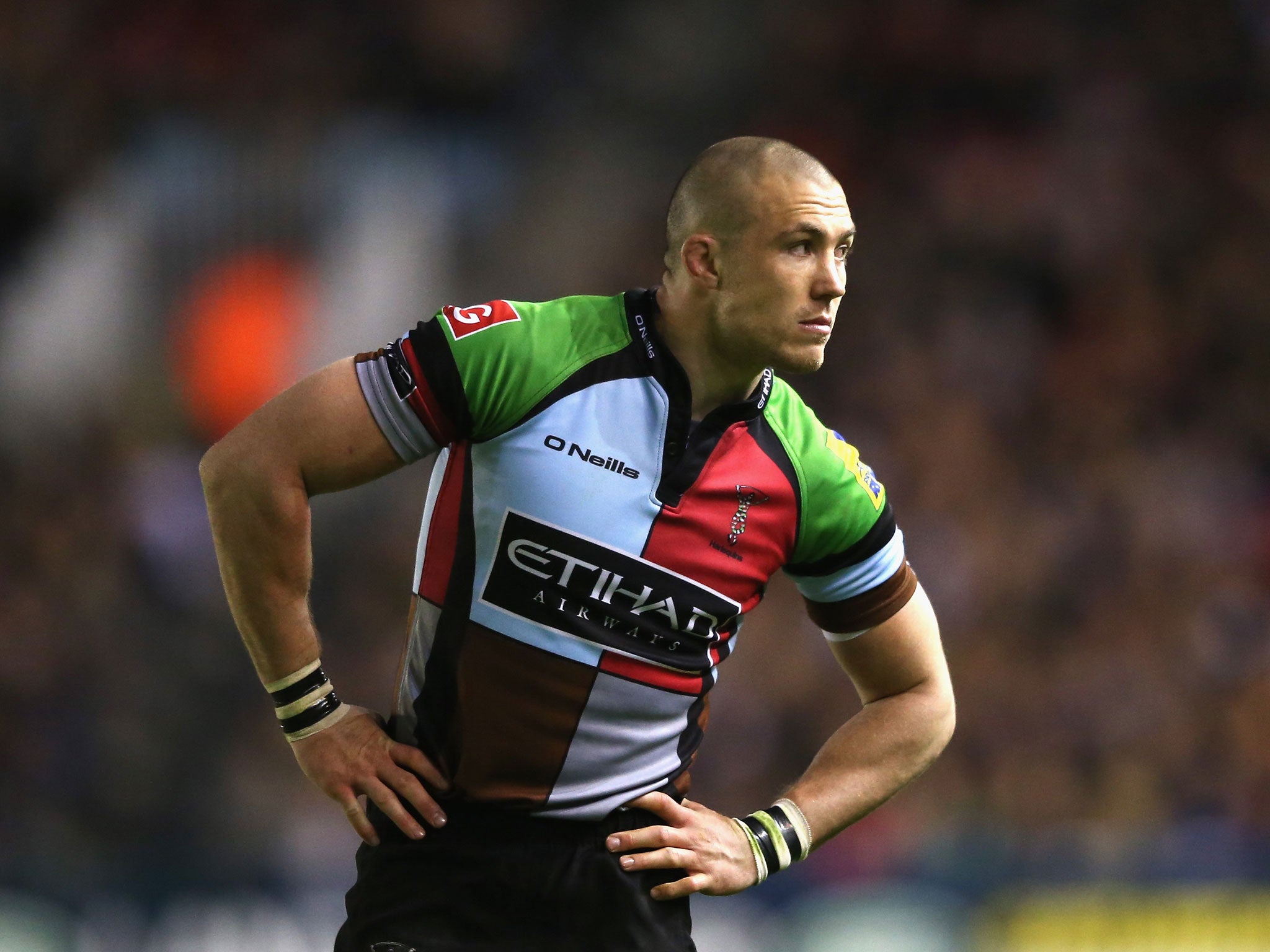 Full-back Mike Brown is back in the Harlequins side after injury