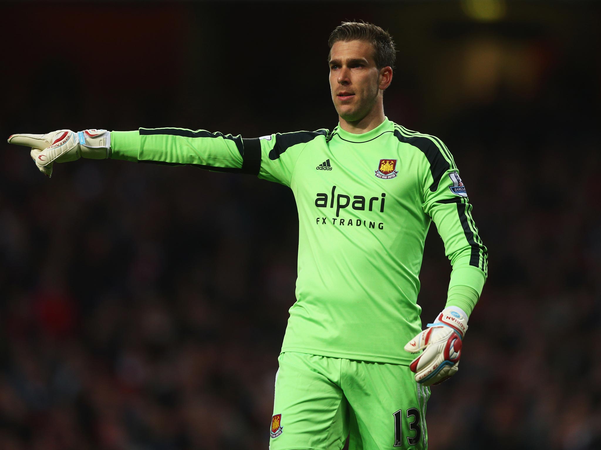 Adrian San Miguel, the Spanish goalkeeper signed on a free transfer last summer, has made the role his own in the second half of the season