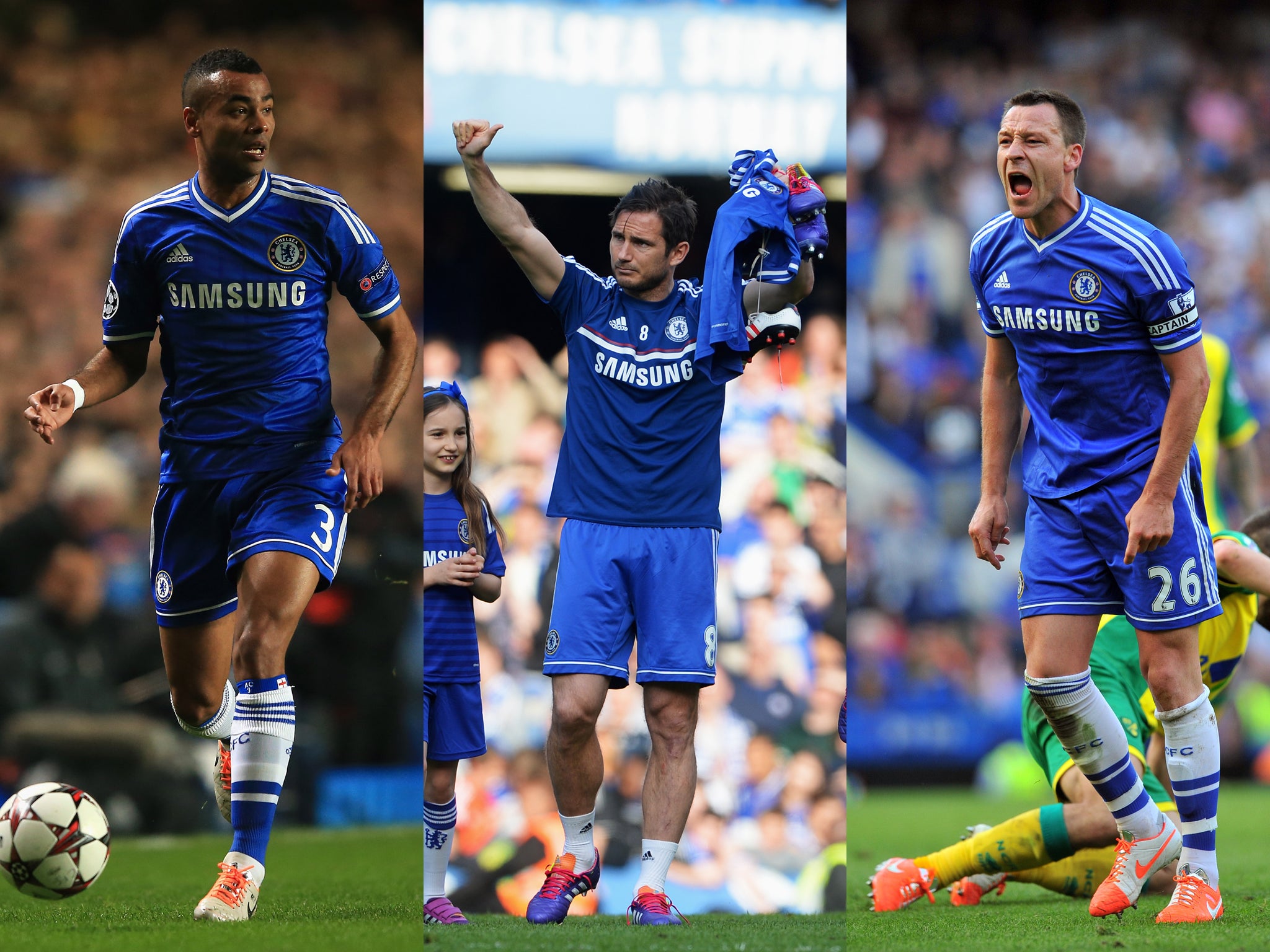 Ashley Cole, Frank Lampard and John Terry could all leave Chelsea this summer