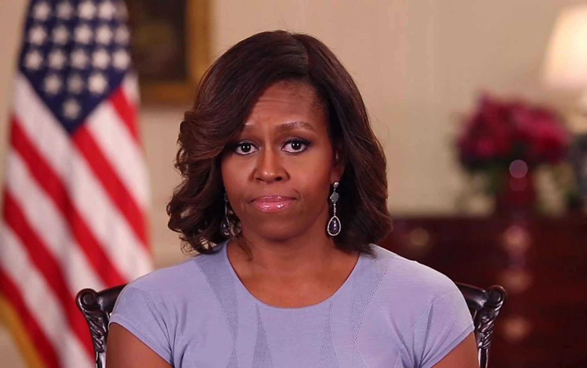 Taking over the President's weekly radio address ahead of Mother's Day in the US, Michelle Obama said she and Mr Obama are 'outraged and heartbroken' over the kidnapping of more than 250 Nigerian schoolgirls