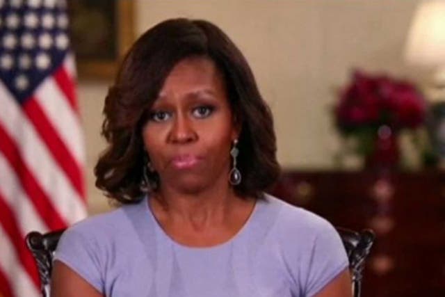 Michelle Obama uses a White House video address to highlight the issue