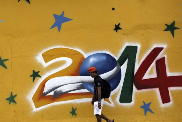 Footie fiesta: Graffiti sets the tone in São Paulo, venue for the opening match