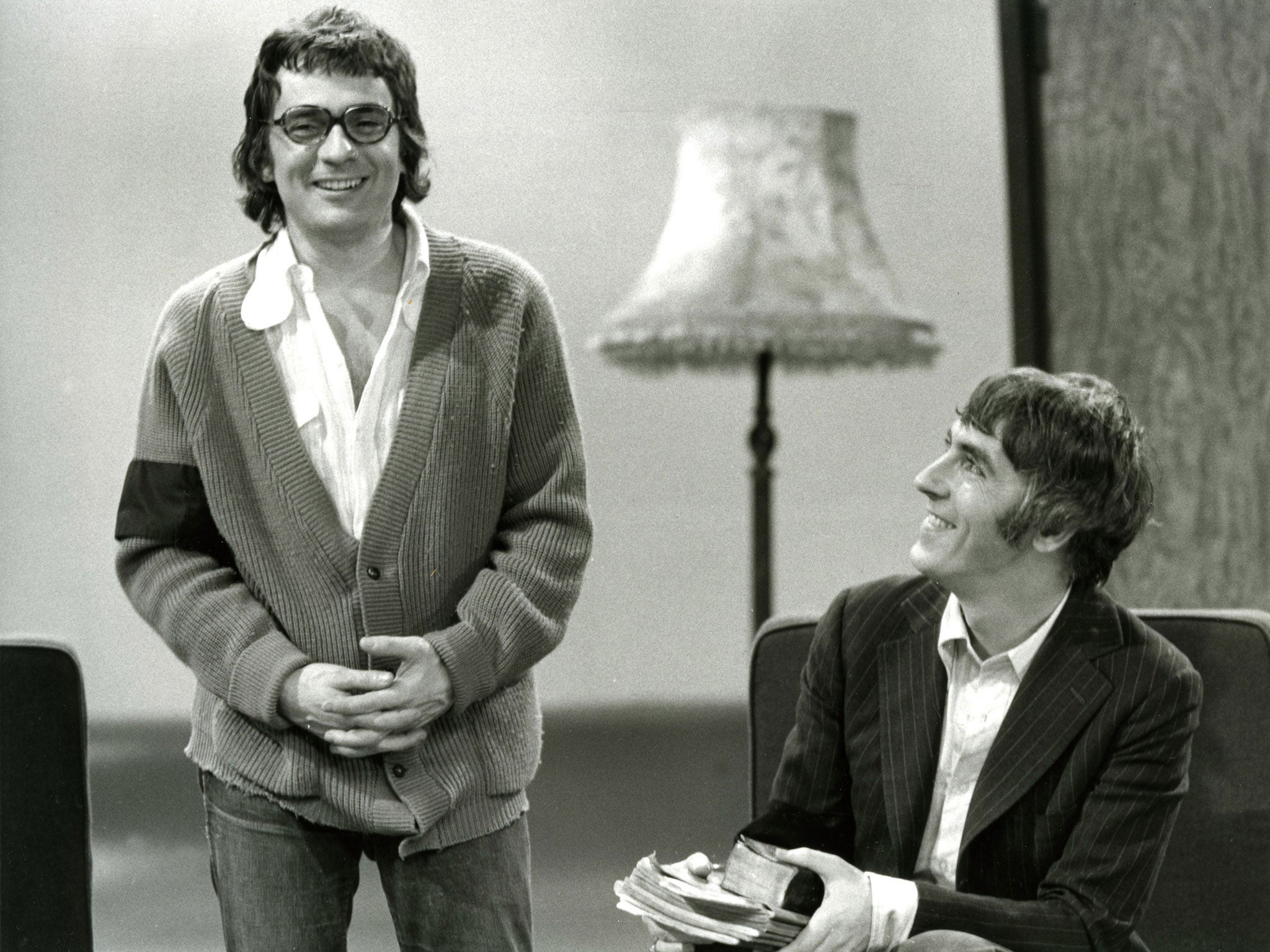 The Comedy Vaults: BBC’s Hidden Treasure, pictured here: Dudley Moore and Peter Cook in 'Show of the Week' from 1974