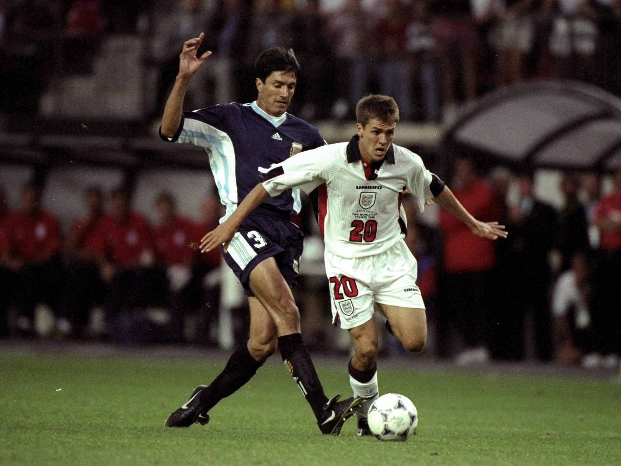 Michael Owen's goal against Argentina in 1998 has gone down as one of England's greatest ever World Cup goals