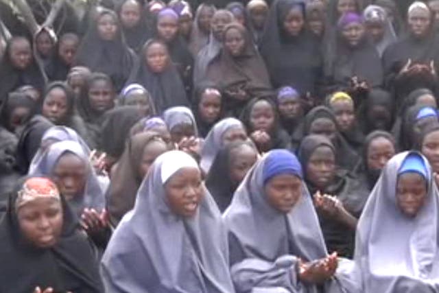 The video issued by Boko Haram on Monday claimed to show some of the 276 schoolgirls abducted in Chibok on 14 April. Its leader said they would not be released until Boko Haram prisoners were freed