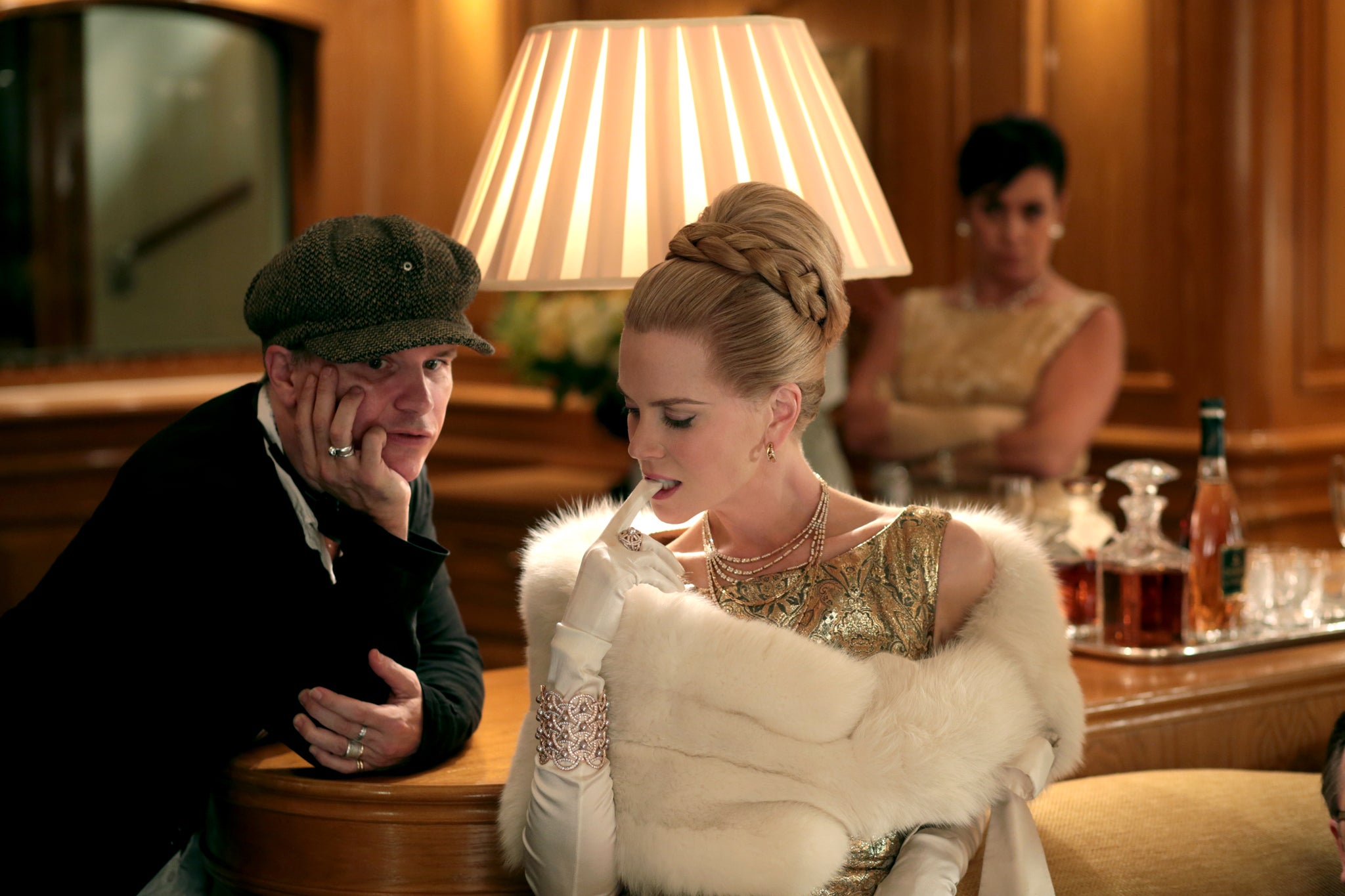 Nicole Kidman as Grace Kelly in Grace of Monaco, seen here with director Olivier Dahan