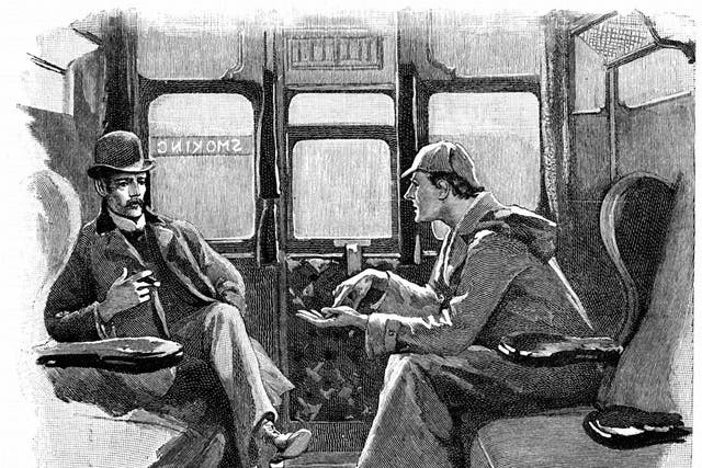 Lapses of memory: An illustration of Sherlock Holmes by Sydney E Paget, 1892